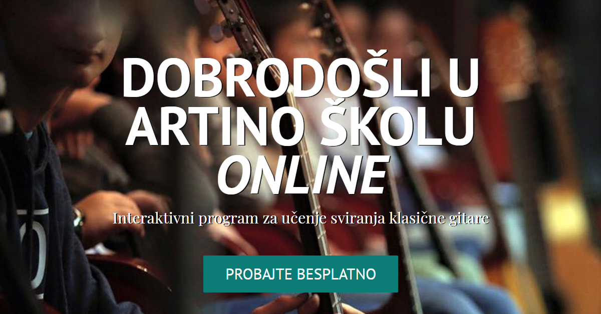 Probajte besplatno klikom na link: https://artinoguitar.com/